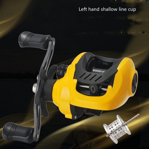 Small Yellow Water Drop Wheel Luya Wheel Fishing Reel Lei Qiang Hit Black Micro-object Modification Wheel - Image 9