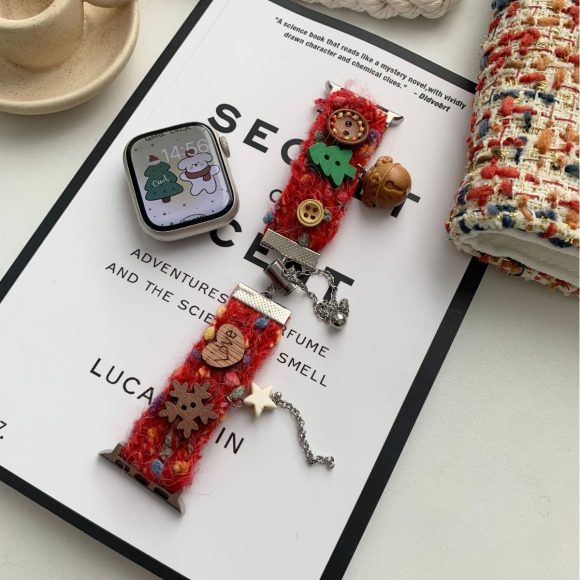 Christmas Plush Bracelet Autumn And Winter Atmosphere Strap - Image 3