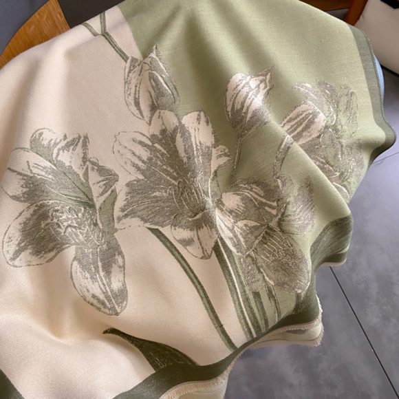 Cape Printing Pattern Tassel Air-conditioned Room Cape Blanket Autumn And Winter - Image 3