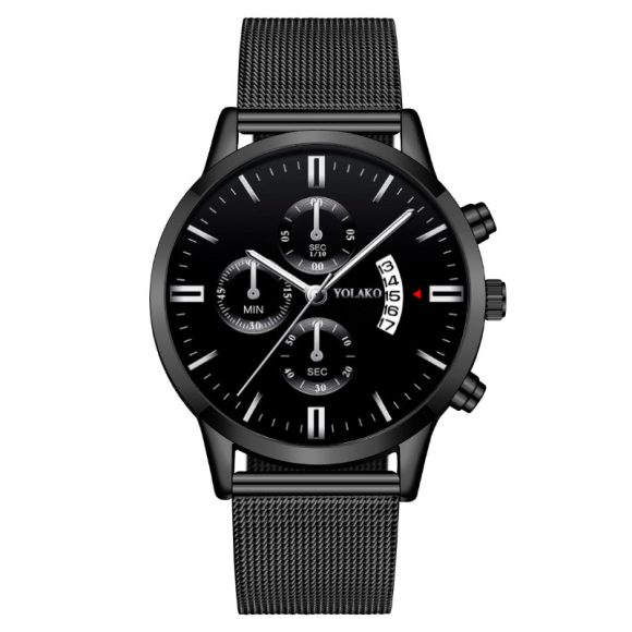 Fashion Calendar Six-pin Three-eye Men's Watch - Image 5