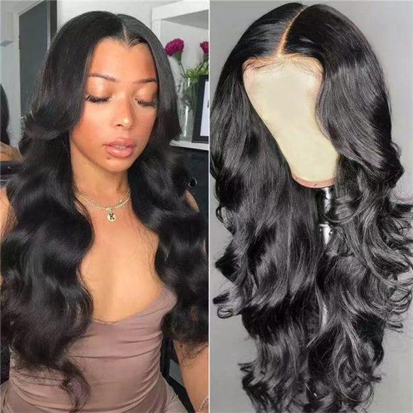 Wig European And American Lace Wigs Chemical Fiber Headgear Front Lace Long Roll - Image 5