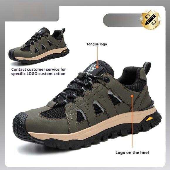 Men's Deodorant Toe Cap Lightweight Protective Footwear - Image 8