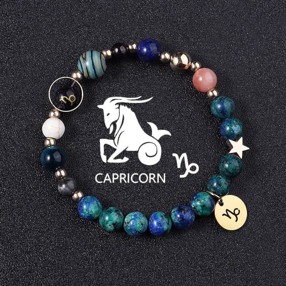 Twelve Constellations Bracelets Natural Stone Phoenix Lapis Lazuli Eight Planets - Image 3