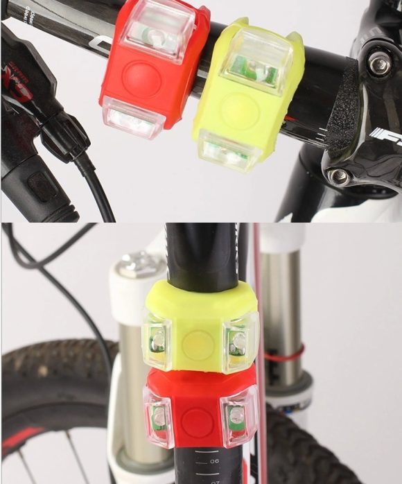 Mountain bike warning led taillights headlights binoculars riding equipment - Image 3