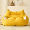 Solid Color Removable And Washable Teddy Hair Beanbag Cover - Image 6