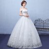 summer paragraph white word shoulder wedding dress lace wedding bride wedding dress wholesale custom - Image 6