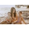 Children's Swimwear Ins Explosion Models Girls Siamese  Striped Princess Wind Lace Swimsuit - Image 4