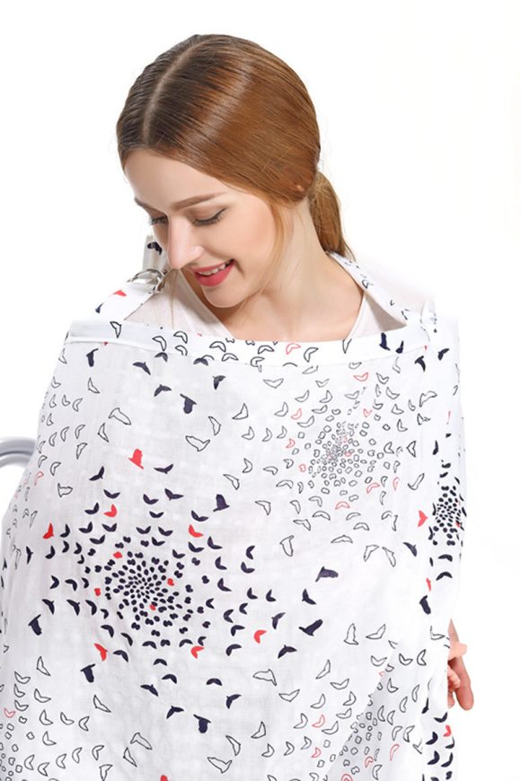 Fibre gauze cover towel breastfeeding towel - Image 7