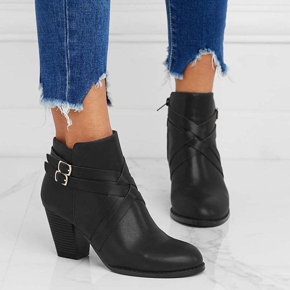 In Stock Short Boots Plus Size Height Increasing - Image 4