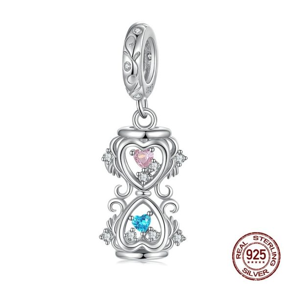 Fantasy Time Hourglass Pendant Sterling Silver - Image 4