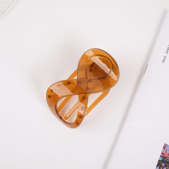 Elegant Frosted 8-shaped Barrettes - Image 10