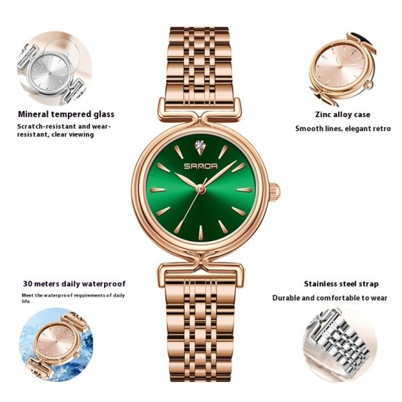 Women's Retro Mesh Strap Watch Outdoor All-matching - Image 9
