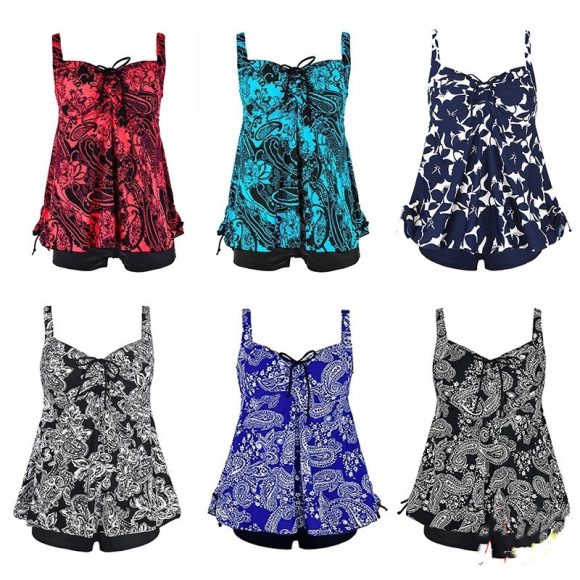 Big Plus Size Sexy Women Swimwear 2 Piece Swim Bathing Suit - Image 3