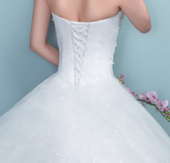 Aliexpress wedding bride wedding dress new large tail size wedding dress factory wholesale TH52 - Image 4