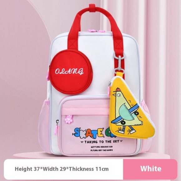 Primary School Student Schoolbag Cute Female Spine-protective Backpack Waterproof - Image 8