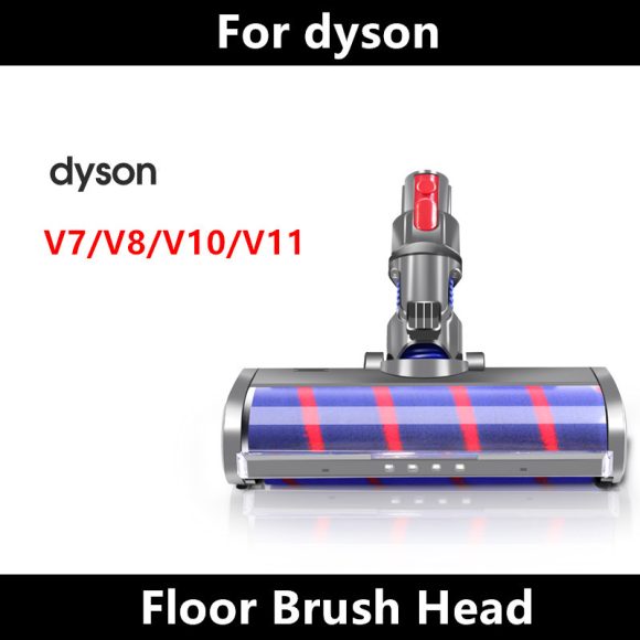Vacuum Cleaner Accessories Rolling Brush Direct Drive Suction Head Soft Velvet Electric Floor Brush - Image 2
