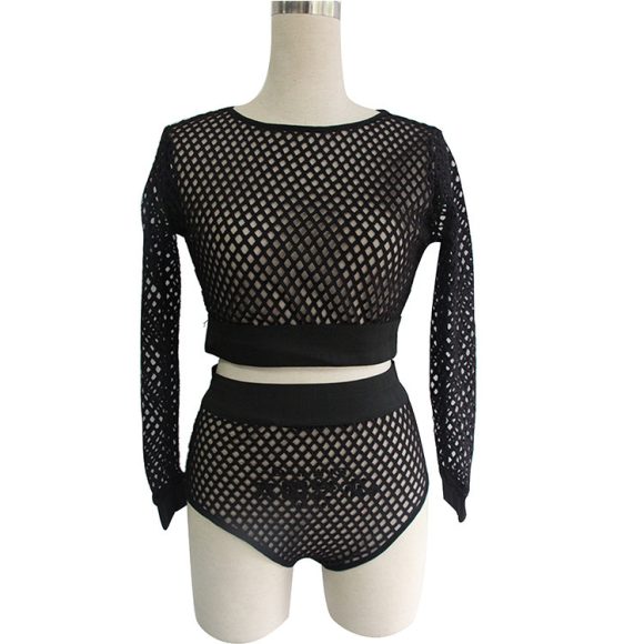 Bikini Coverall Amazon Dunhuang Hollow Sexy Swimsuit Bikini Set - Image 4