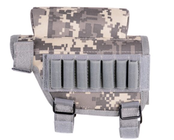 Hunting Gun Accessories Adjustable Rifle Shotgun Tactical Buttstock Cheek Rest Shooting Pad Ammo Case Cartridges Holder Pouch - Image 2