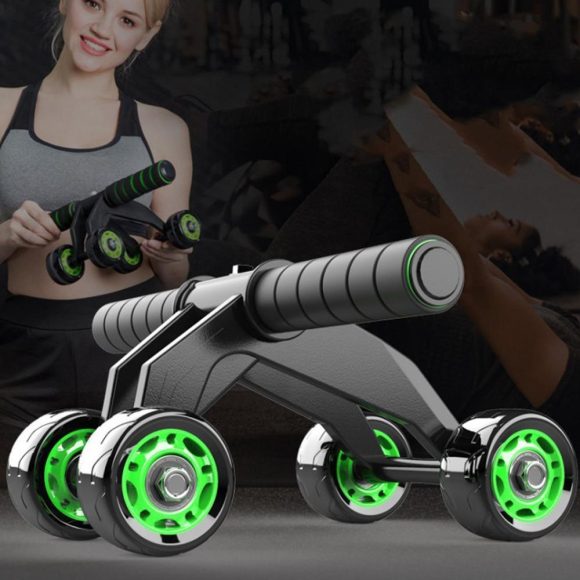 Four-wheeled Abdominal Roller Home Exercise Abdominal Muscle Fitness Equipment - Image 2