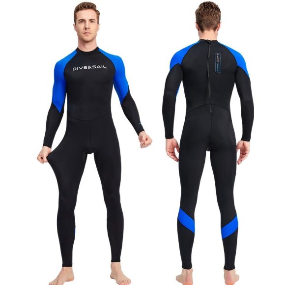 New Diving Suit Men's One-piece Thin Type Sunscreen Quick-drying Swimsuit - Image 6