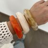 European And American Exaggerated Ins Style Acrylic Fashion Bracelet Irregular Translucent Design - Image 6