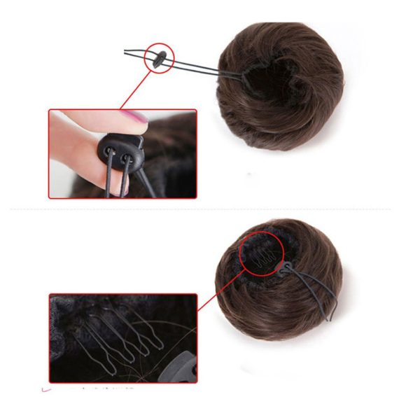 Wig with flower buds - Image 4