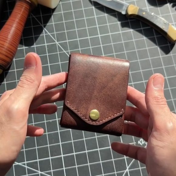 Retro Wallet Men's Design Creative Pen Card Holder - Image 4