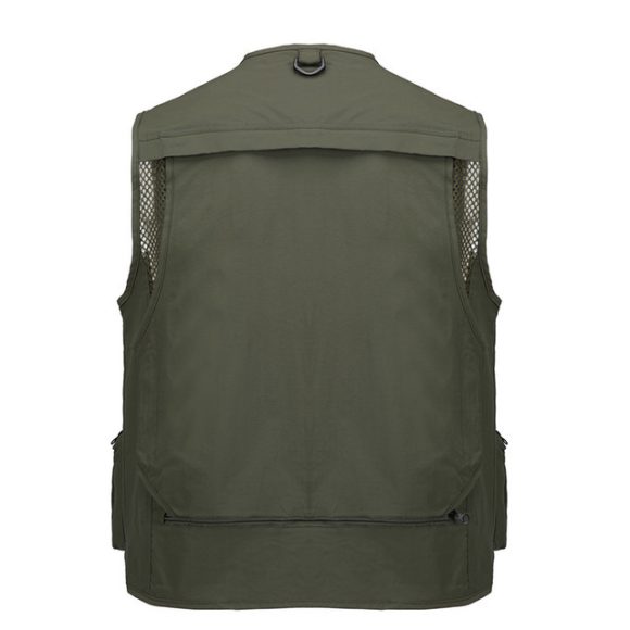 Black Vest Waistcoat Vest Men And Women With Multifunctional Tooling Style - Image 6