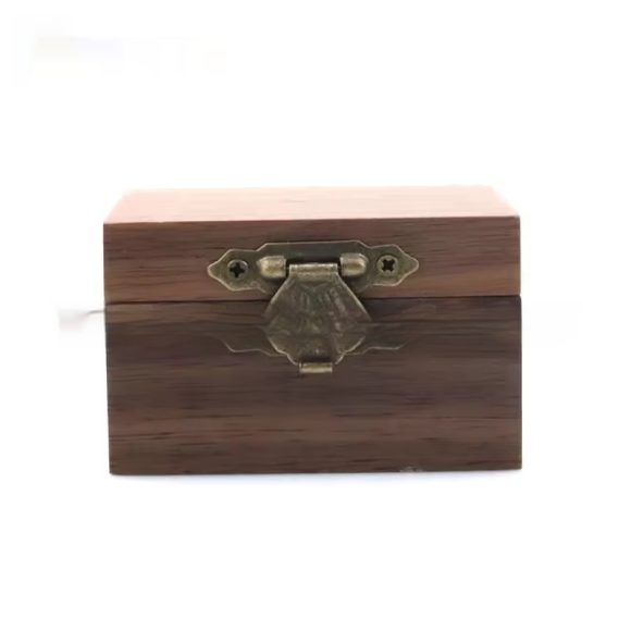 Walnut Wooden Engagement Ring Box - Image 5