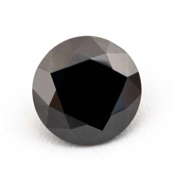 Primary Color Moissanite Round Eight Hearts And Eight Arrows Black Loose Diamond - Image 4