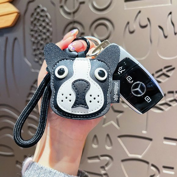 Creative Leather Puppy Key Chain Cute Cartoon - Image 10