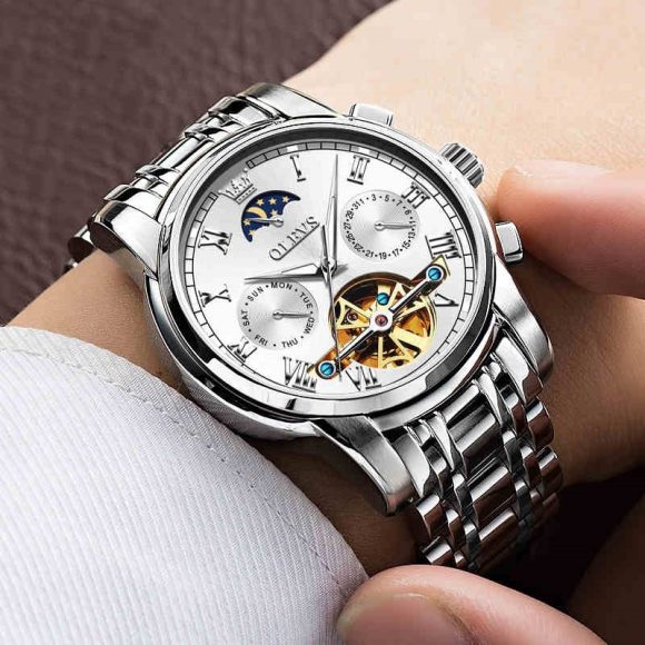 Men's Full-automatic Waterproof Mechanical Watch - Image 4