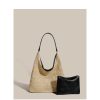 Retro Straw Woven Tote Bag Shoulder Large Capacity Beach Bag - Image 3
