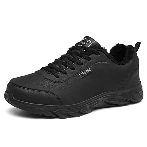 Men Sneakers Winter Warm Sports Shoes With Plush - Image 4