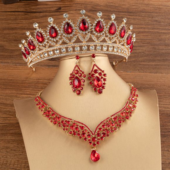 Bridal Crown Wedding Alloy Diamond Crown Fashion Elegant Headdress - Image 10
