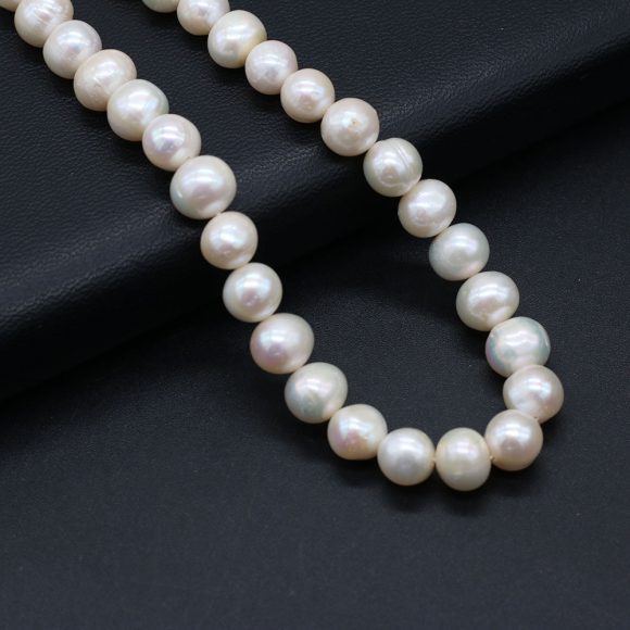 Natural Freshwater Pearl Punch Bead String - Image 4