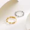 S925 Sterling Silver Ten Beads Relieve Anxiety Lucky Ring