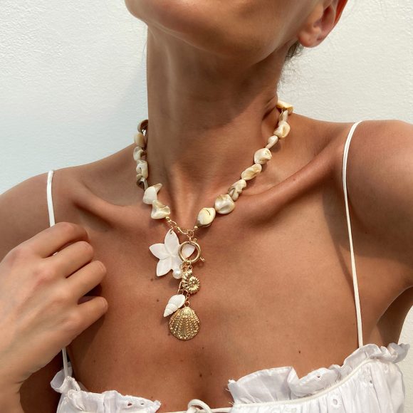 Casual Beach Shell Clavicle Necklace Suit - Image 6