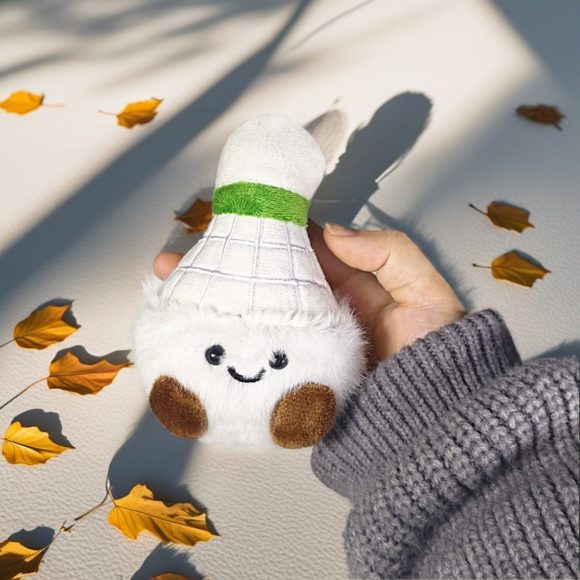 Creative Badminton Plush Toy Pendant Keychain - Image 5