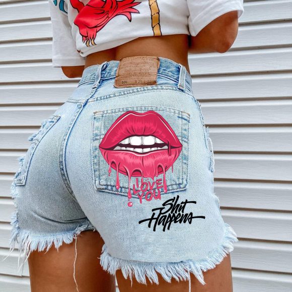 Fashion Ripped Denim Shorts For Women - Image 3