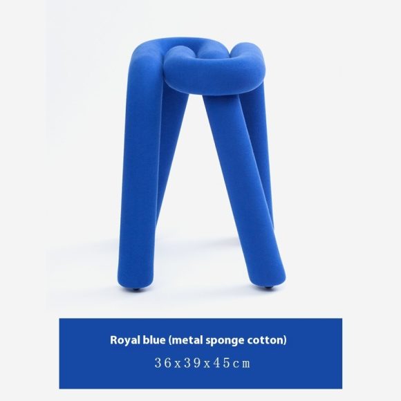 Nordic Minimalist Shaped Creative Bent Chair - Image 2