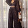 Pleated Pleated Wide-leg Pants Two-piece Suit