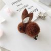Hair ball rabbit hair ring - Image 4