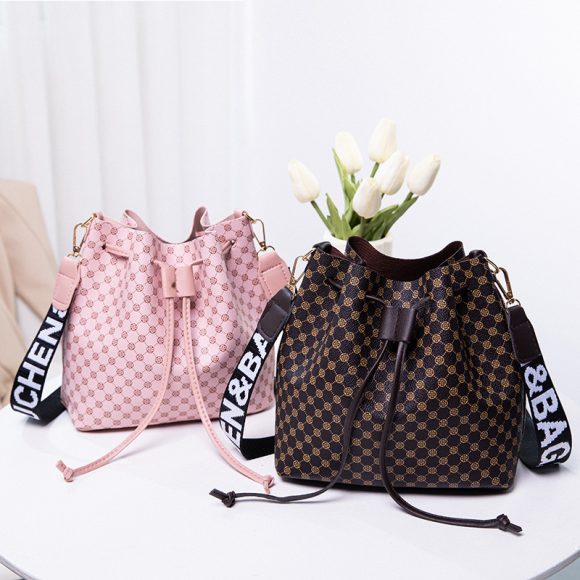 Printed Bucket Bag Female Fashion Ladies Large-capacity Crossbody Bag - Image 2