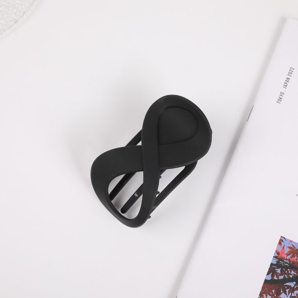 Elegant Frosted 8-shaped Barrettes - Image 9