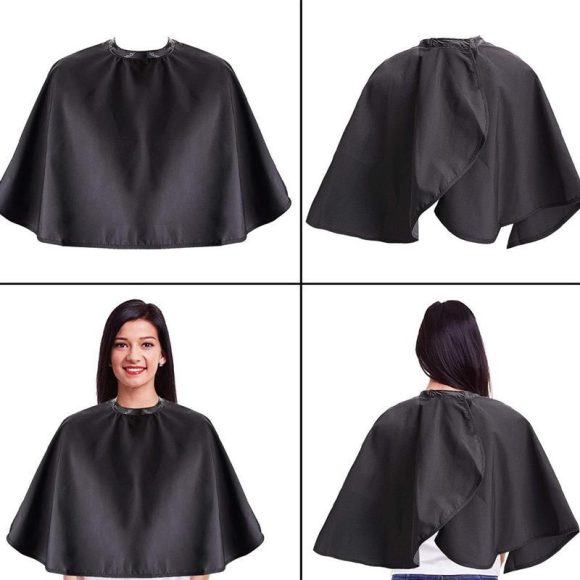 Shoulder Hair Dyeing Black Shawl Hair Salon Barber Shop Oiling Tools - Image 2