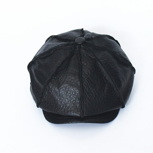 First Layer Cowhide Beret Men And Women Painter Hats - Image 6
