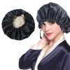 Shower Cap Soft Silk Dual-use Bath Cap Chemotherapy Cap - Image 2