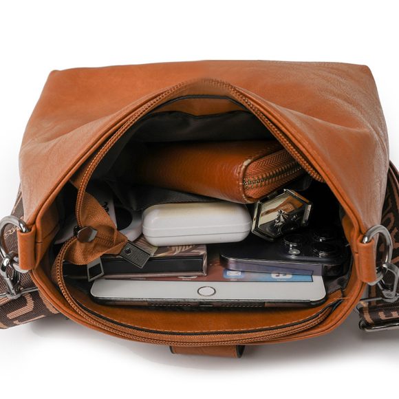 Retro Women's Leisure Bucket Bag Shoulder Messenger Bag - Image 4
