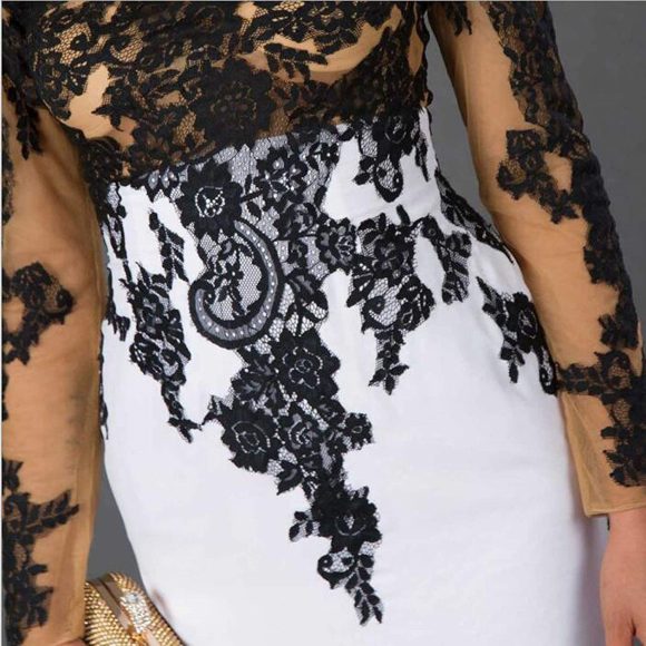 New Slim Mermaid Tail Wedding Dress - Image 3
